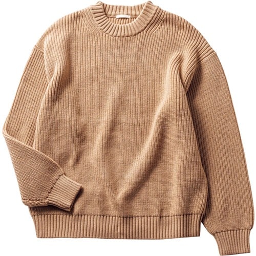 アイテム2：GU「ワイドフィット畦セーター」 イメージ