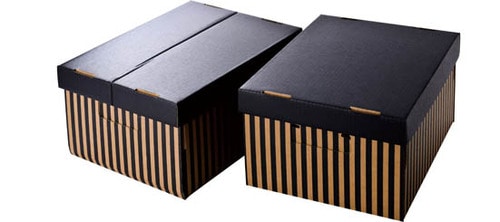 IKEA:イケア:PINGLA ふた付きボックス （2ピース）