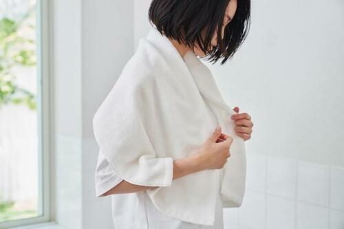 デリケートな肌をやさしく拭ける h tag「h tag bath towel」 イメージ