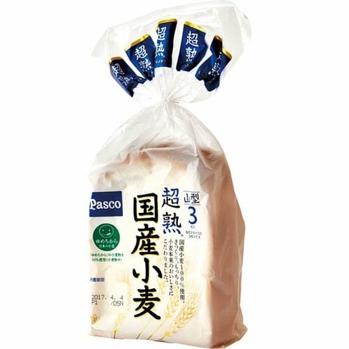 パスコ:超熟 国産小麦 山型 3枚切り
