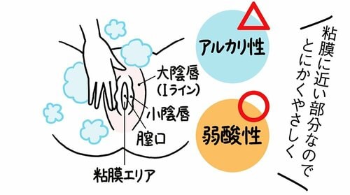 デリケートゾーンは普通のボディソープで洗ってもいいですか? デリケートゾーン用保湿アイテムおすすめ イメージ