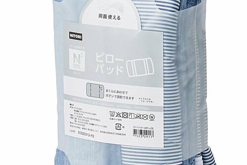 ニトリのピローパッドのパッケージ画像