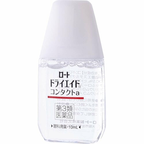 ロート製薬「ロート ドライエイド コンタクトa 第3類医薬品」 ドライアイ用目薬おすすめ イメージ