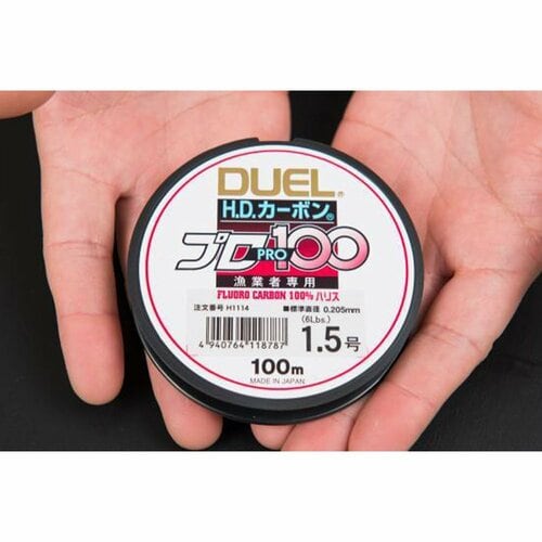 フロロカーボンラインおすすめ デュエル ハリス H.D.カーボン PRO100S 100m イメージ1