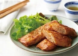 【業務スーパー】1食100円以下で大満足！味付け不要の「豆腐バーグ&春巻き」レシピ