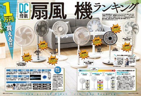 安い扇風機のおすすめランキング7選。静かで電気代も控えめなDC