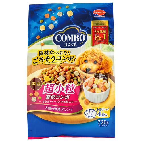 小型犬用ドッグフードおすすめ 日本ペットフード コンボ ドッグ 超小粒 イメージ1