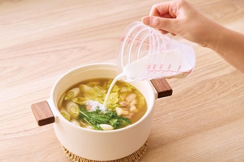 ホタテ、あさり、ハマグリのだしが染みわたる 鍋の素おすすめ イメージ2