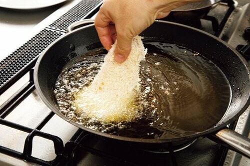 【パターン1】低温で長時間揚げる イメージ