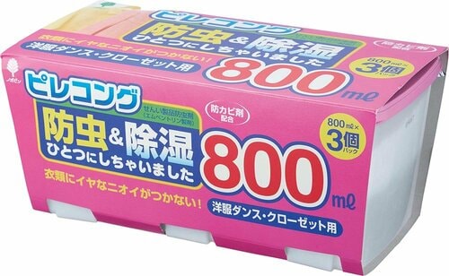 除湿剤おすすめ 紀陽除虫菊 ピレコング 防虫&除湿 イメージ