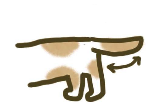 ⑦左右に振ると「イライラ」 イメージ