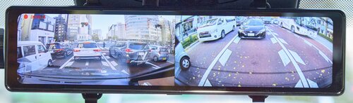 前方と後方を同時表示 ミラー型ドライブレコーダーおすすめ イメージ