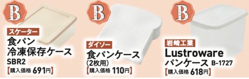 保存容器タイプの評価はまずまず パンの冷凍保存袋おすすめ イメージ