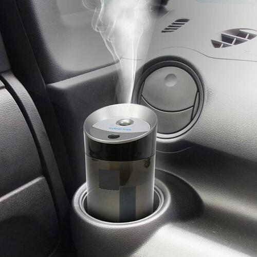 6:ドリンクホルダーに立てて使えるボトルサイズの超音波式加湿器
