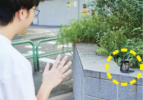 オートズームで自撮りがしやすい 折りたたみスマホおすすめ イメージ