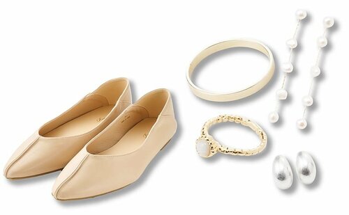 【着こなしPOINT】外出時にはキレイめ要素をプラス 無印良品ファッション　おすすめ イメージ