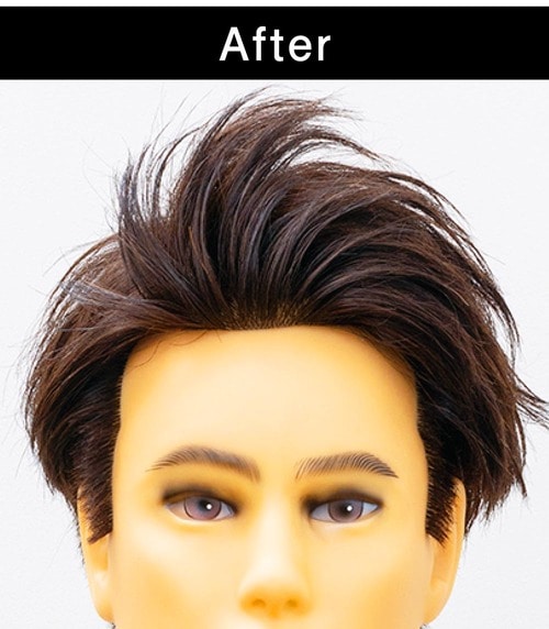 強い風を受けても束感と根元の立ち上がりをキープ LDK the Beauty Menメンズコスメ大賞2025おすすめ イメージ2