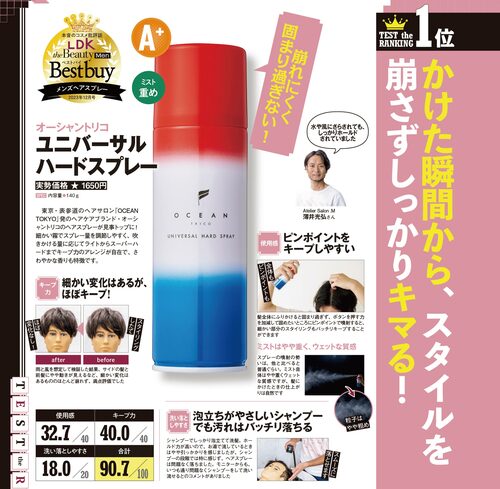 メンズ向けヘアスプレーとは? メンズヘアスプレーおすすめ イメージ