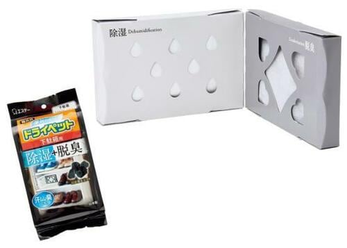 ニオイの吸着が速い！ エステー「備長炭ドライペット 下駄箱用」 下駄箱用消臭剤おすすめ イメージ3