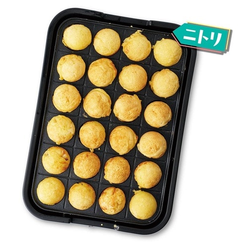 熱が均等に入って端まで色が均一! たこ焼き器おすすめ イメージ