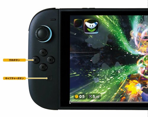▼本体左側 Switch 2おすすめ イメージ