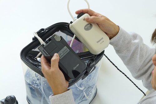 釣り用エアーポンプの検証方法 イメージ