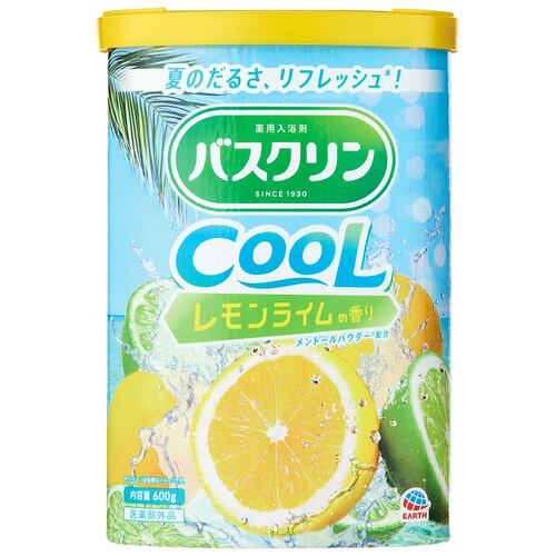夏用クール入浴剤おすすめ バスクリン バスクリンクール レモンライムの香り イメージ