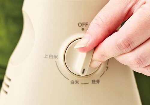 3：ダイヤルを回してコースを決める 精米器おすすめ イメージ