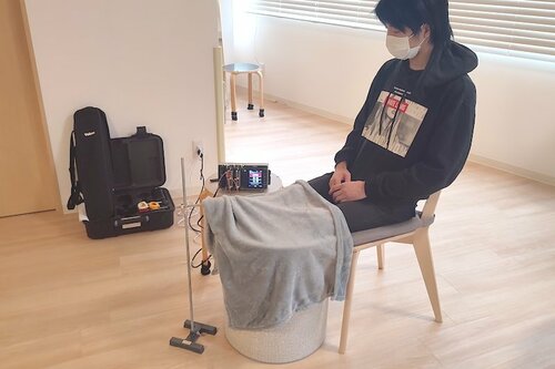 専門テスト機関と協力して、巻くコタツの温め力を徹底テスト！ イメージ