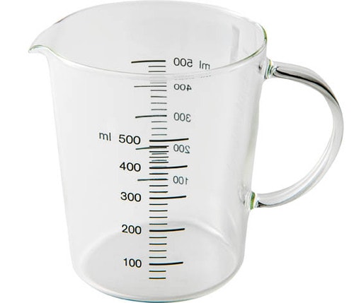 無印良品:耐熱ガラス:メジャーカップ