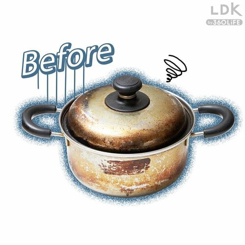 BEFORE:出しておくのが恥ずかしいくらいコゲコゲ イメージ