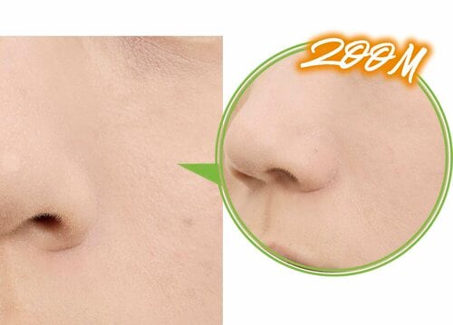 付属パフで仕上げた場合 パウダーブラシおすすめ イメージ