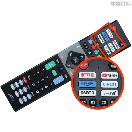 主要サービスは網羅 安い4Kテレビおすすめ イメージ