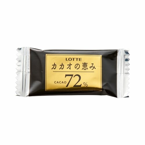 高カカオチョコレートおすすめ ロッテ カカオの恵み72%シェアパック イメージ2