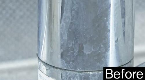 軽く擦るだけ！ ガンコな水垢がピカピカになる水垢用ダスター イメージ2