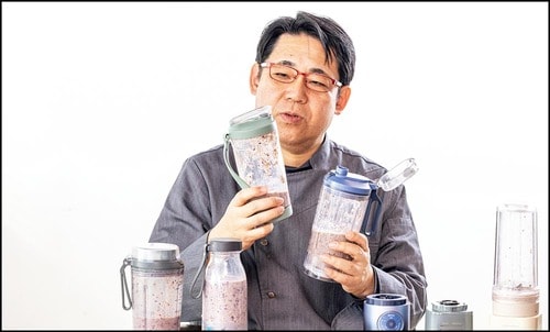 テスト3：タンブラーの使い勝手 タンブラーミキサーおすすめ イメージ