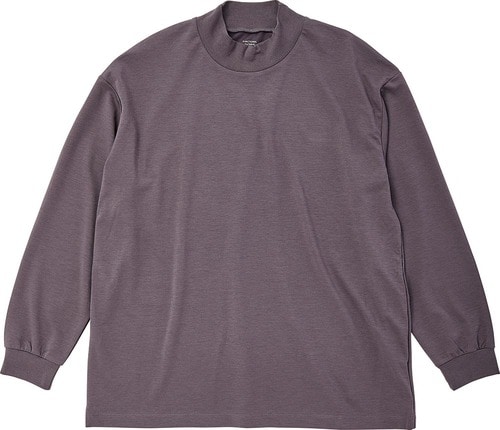 インナーとしても使える吸水速乾性 GU「ドライポンチ モックネックT」 イメージ