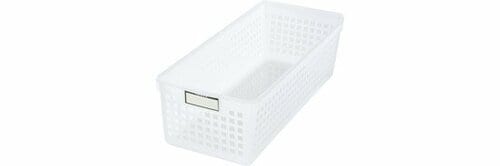 セリア:ネームバスケット スリム:収納