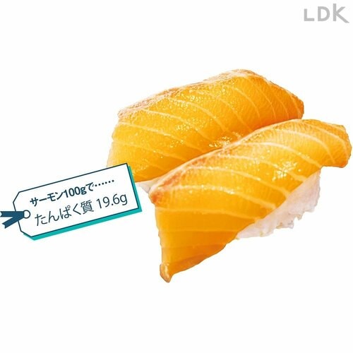 A.まぐろ。脂質が少ないまぐろはたんぱく質の含有量が多い イメージ2