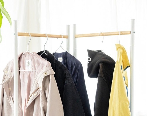 2：掛けていいのは5着まで！ 掛けすぎは散らかりのもと ハンガーラックおすすめ イメージ