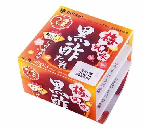 【3位】タレが甘すぎでちょっと 評価ダウン！ 金のつぶ梅風味黒酢 イメージ