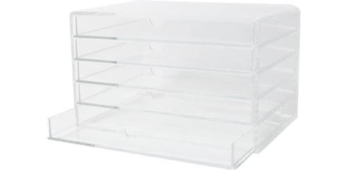 重なるアクリルケース:横型5段:無印:無印良品:muji:MUJI