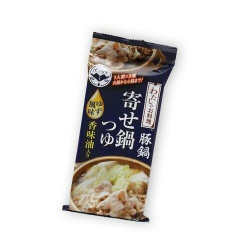 白身魚で上品に食べたい「わたしのお料理 豚鍋 寄せ鍋つゆ」 イメージ