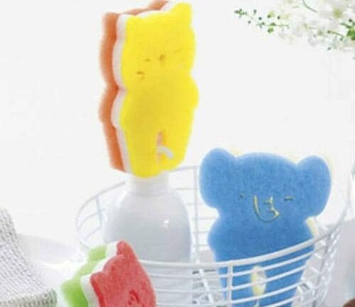 メトリックス「蛇口にちょこんとお座りアニマルキッチンスポンジ」 イメージ2