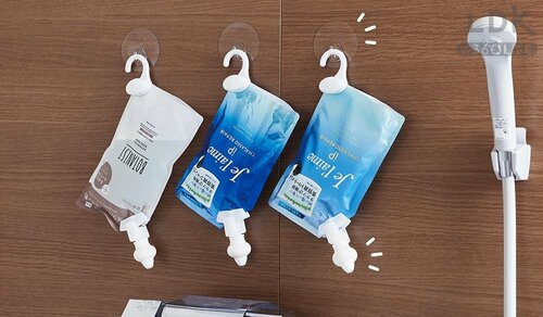 詰め替えパックを直で吊るしてカビ＆ヌメリを排除 イメージ