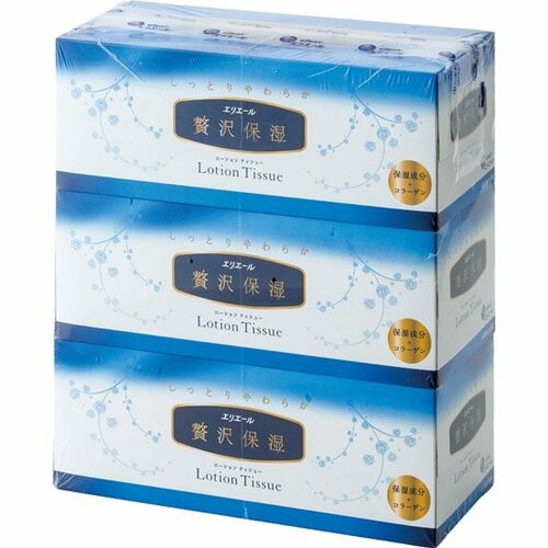 大王製紙:贅沢保湿:エリエール:ティッシュ