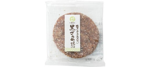ダイソー:大判黒ざらめ煎餅:せんべい
