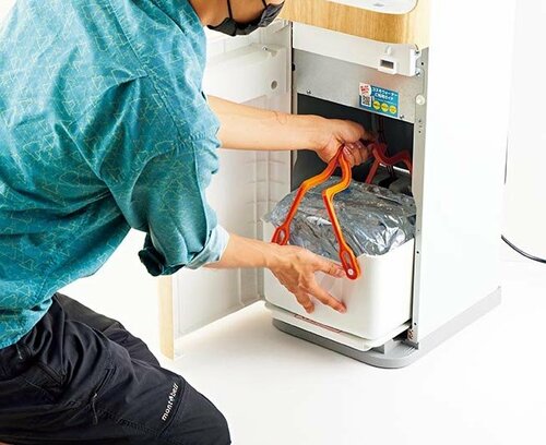 【使い勝手】ボトル下置き型で入れ替えラク イメージ