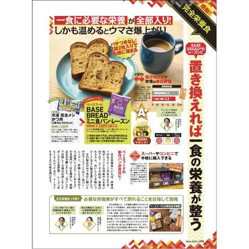 MONOQLOが完全栄養食をテスト 完全栄養食おすすめ イメージ