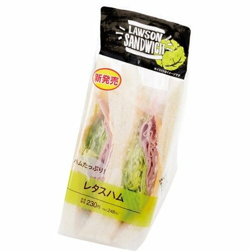 ローソン:ハムたっぷり！ レタスハム:サンドイッチ